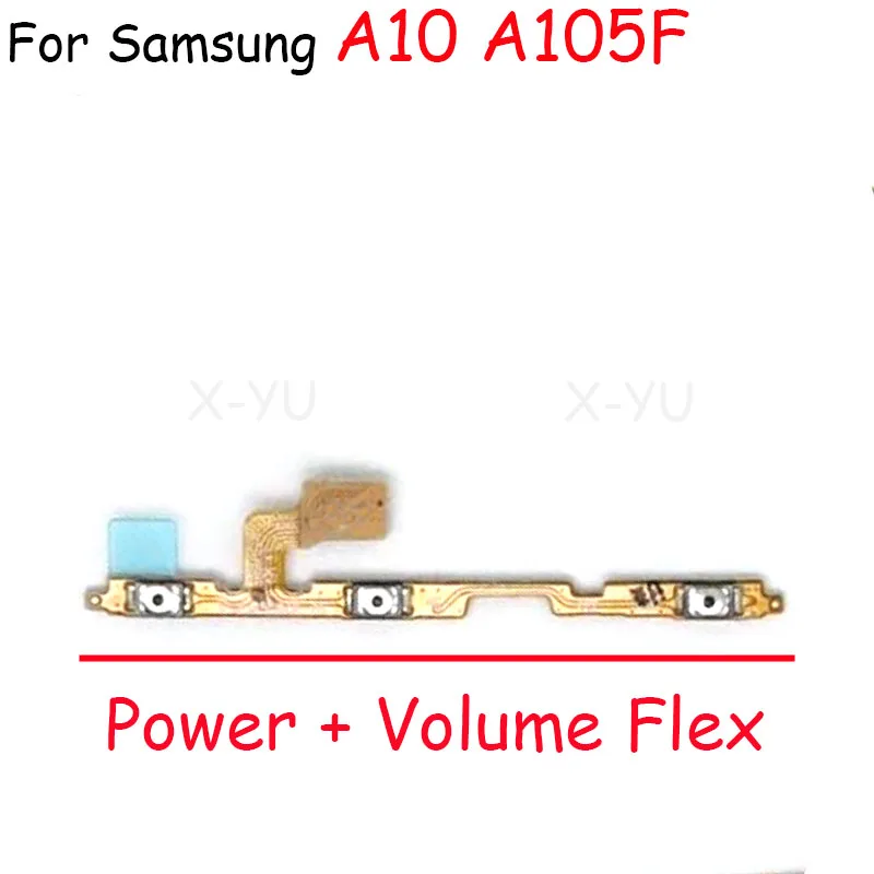 

10 шт. для Samsung A10, A20, A30, A40, A50, A60, A70, A80, A90, M10, M20, M30, M40, A20E, переключатель питания, выключатель громкости, Боковая кнопка, гибкий кабель