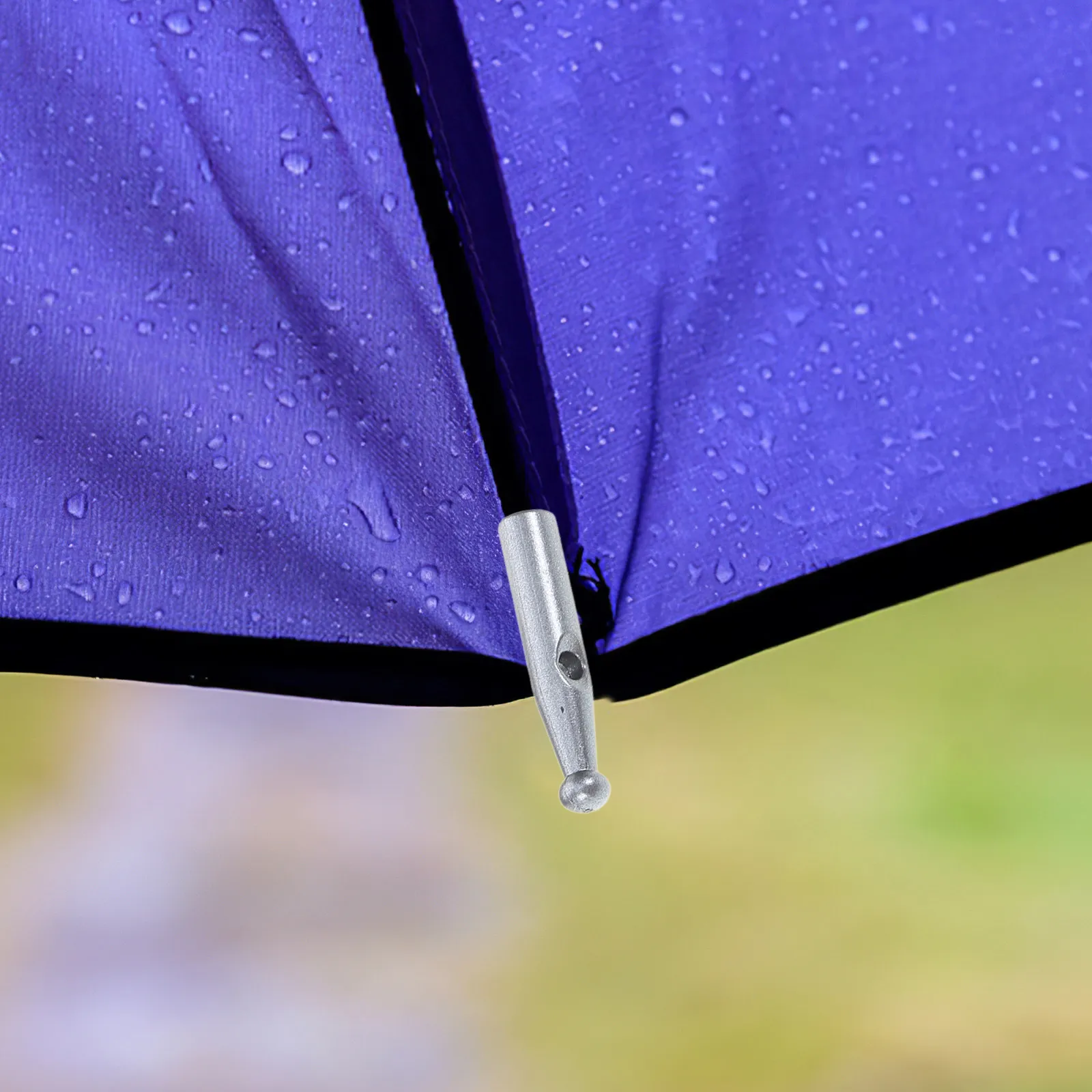 10Pcs Light Grey Plastic Umbrella Tail Drip Repair Beads 3Mm Hole for Outdoor Long Handle Umbrellas Umbrella Bone Cover