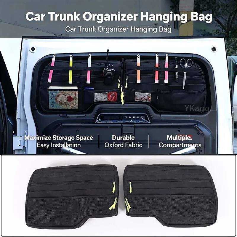 

Car Rear Trunk Window Bag For ROX Motor‌ Rox 01 Polestones 01 Tailgate Glass Storage Bag Expansion Storage Bag Modified Parts