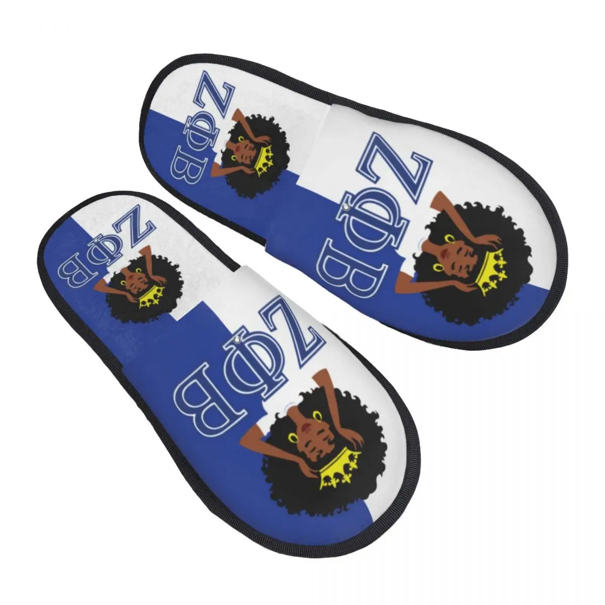 Özel Zeta Phi Beta Sorority Misafir Terlik Otel Kadınlar için ZOB Yunan Mektup 1920 Ev Terlik