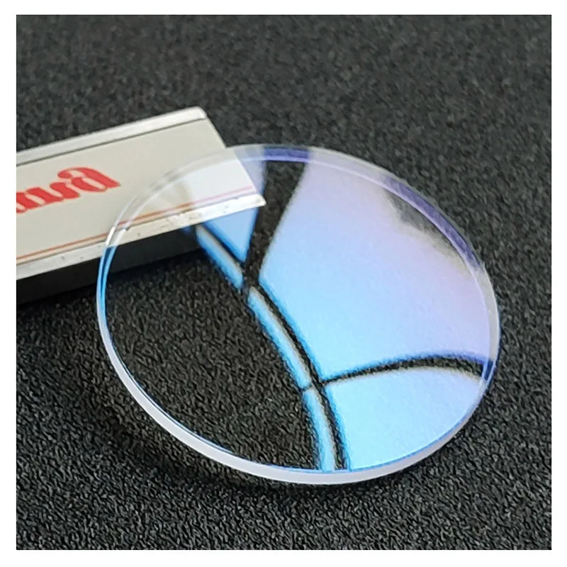 Blue AR Double Dome 2.5mm Mineral Watch Glass Diameter 30mm to 38.5mm Blue AR Coating Watch Crystal Replacement Parts