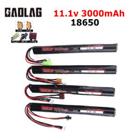 RC LiPO battery 11.1V 3000MAH AKKU Mini Airsoft Gun Battery 3S 18650 RC model Battery With Tamiya/SM Plug high capacity battery