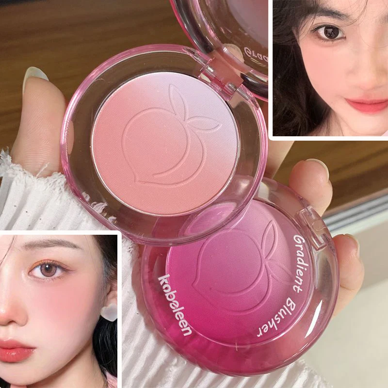 Cute Pink Blush Palette Gradation Low Saturation Nude Matte Mist  Rouge Rubor Glimmer Brighten Milk Blusher Korean Dupes Makeup