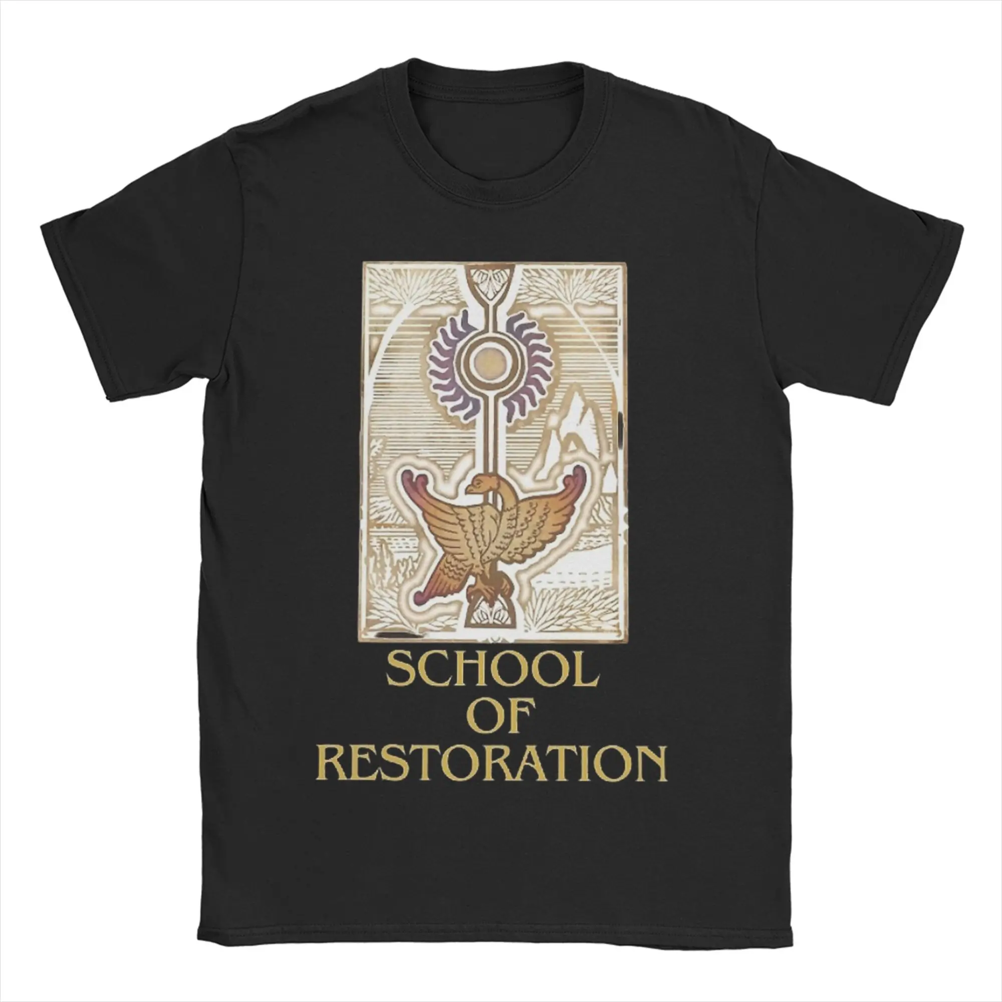 

Men Women TES Game Oblivion School of Restoration T Shirt Cotton Clothing Casual Round Collar Tee Shirt Birthday Gift T-Shirt