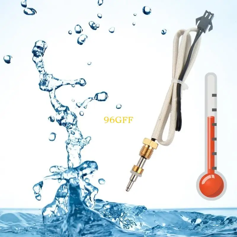 96GF NTC 10K Thermistor Temperature Thread Probe Cable Easy Installation