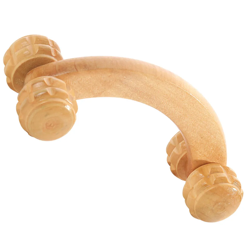 

Деревянный массажный ролик для спины, икр, ног, стоп, шеи, тела, снятия мышечного напряжения, растяжки, йоги, портативный, легкий