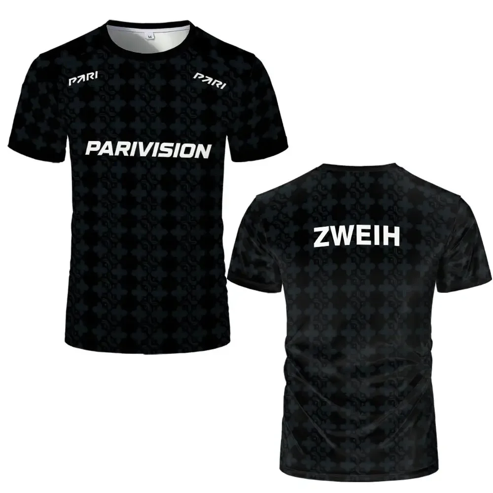PARIVISION CS2 Esports Team 2026 Jerseys Men's Customizable Gaming Pro Kit Unisex Sports Breathable Casual Short-Sleeve T Shirts view 3