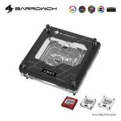 BARROWCH Water Cooling CPU Cooler For Intel LGA1700,1200,115X,X99,X299 Platform WithTemperature Screen,FBLTFHI-04I