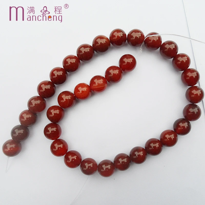 2 rupee item дешеві товари по 2 грн Chunky 14MM Natural Red Agate Onyx Carnelian Stone Loose Beads Charm For Making 26-28 Beads