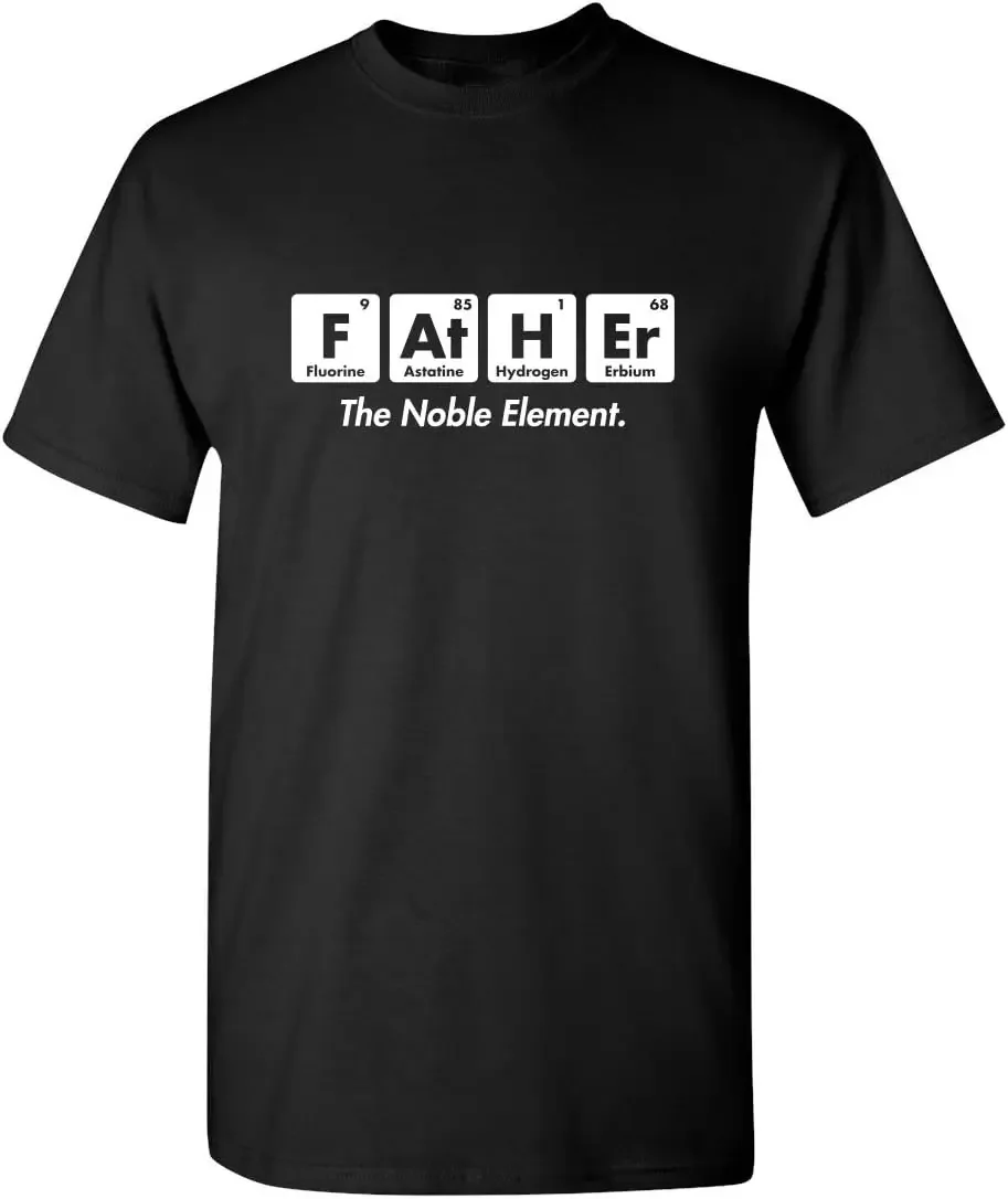 

men clothing Father The Noble Element Joke Humor Step Father Funny T Shirt