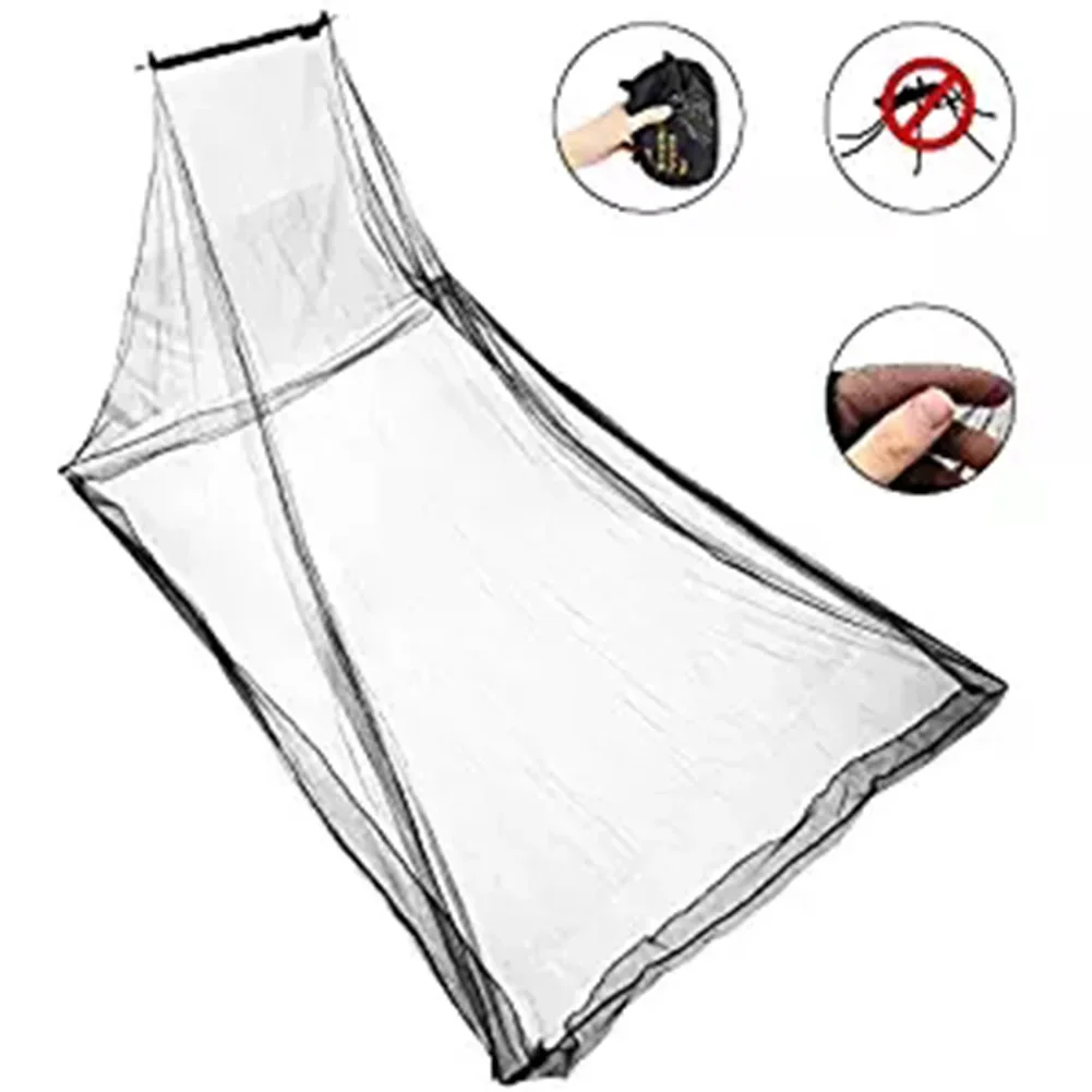 Portable Mosquito Net Outdoor Travel Tent Mosquito Net Hiking Camping Tent Pyramid Bed