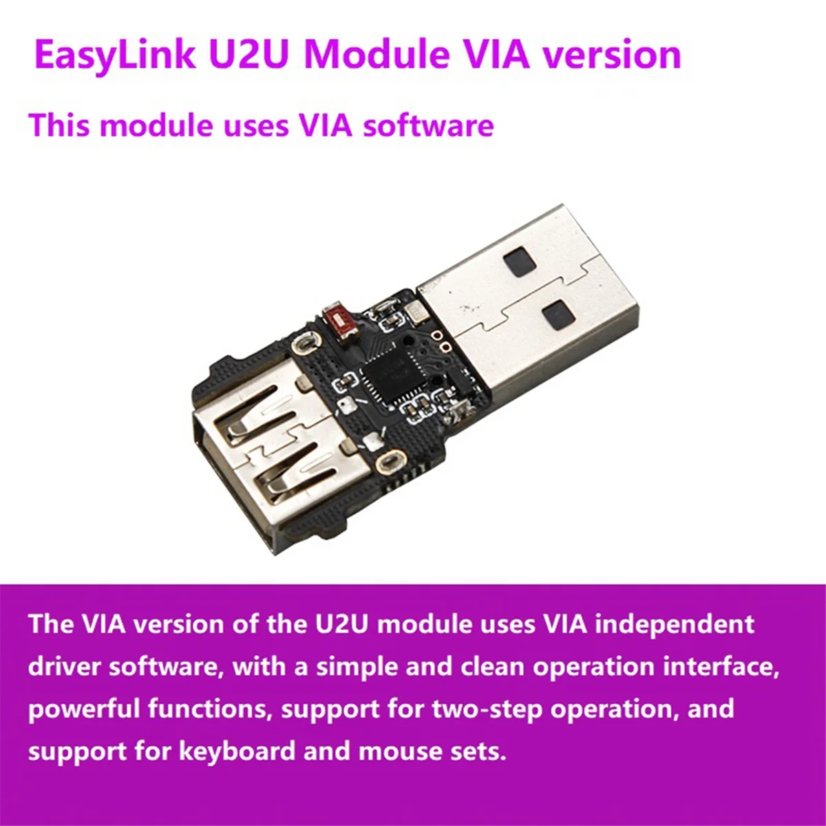 T88C U2U Module Mechanical Keyboard Qmk Universal Key Modification VIA Custom Layer VIA Macro Settings Supports 5 Layers