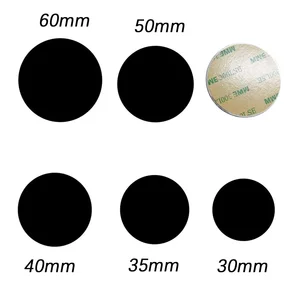 Auto -Magnetmetallplatte, Telefonunterstützung, Eisenblech, Kleberscheibe, iPhone 12, 11, x, 7, 8, Xiaomi, 30 mm, 35 mm, 40 mm, 50 mm, 60 mm, 5 Pces 10 Hauptverkaufsplatten iPhone 7 - №1