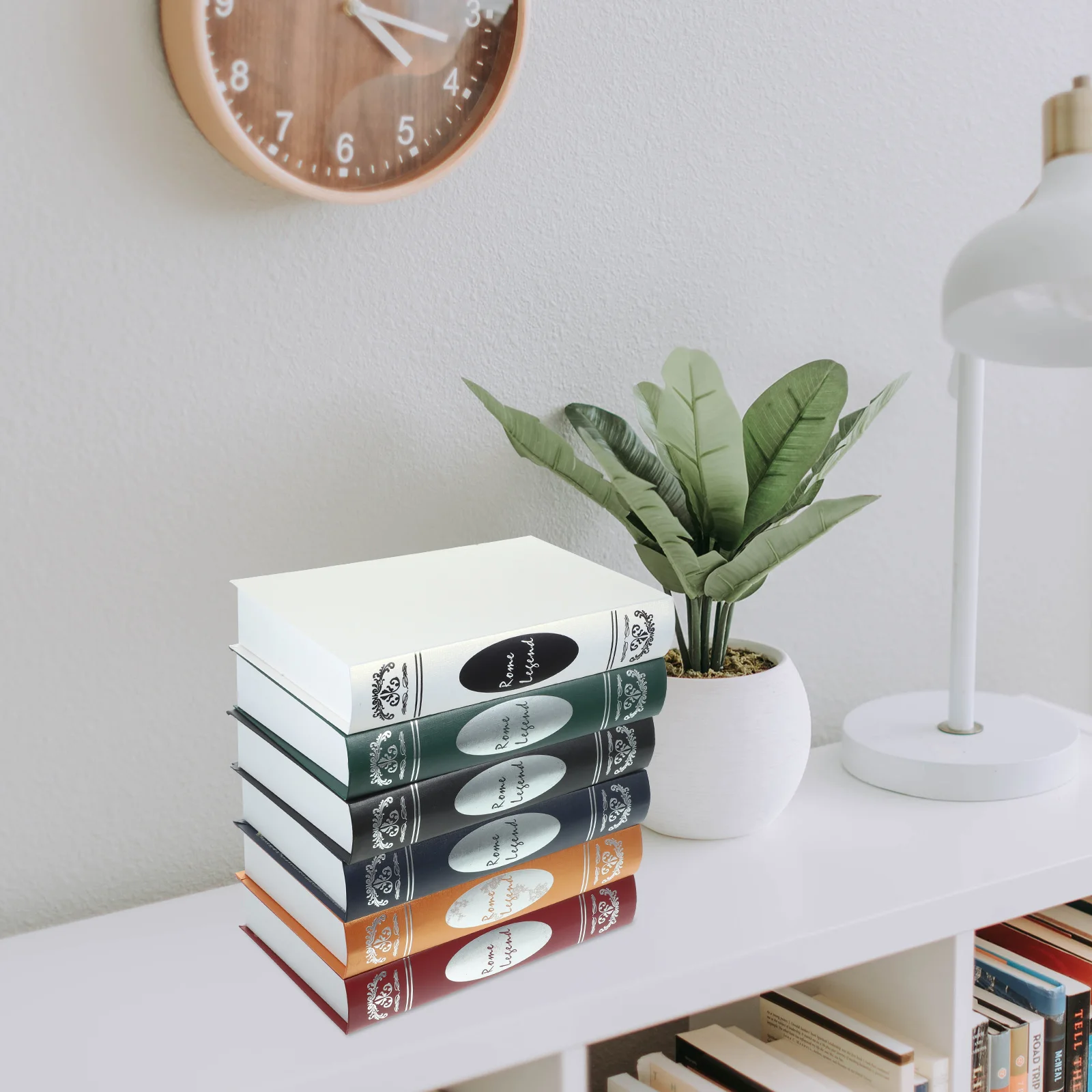 

6 Pcs Vintage Home Decor Simulation Book Decoration Artificial Books for Bookcase Decorative Faux