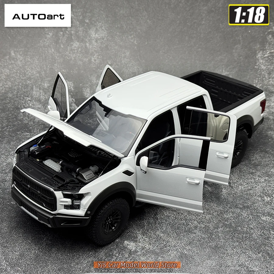 Feelslike 1/18 フォード F-150 Raptor ミニカー Autoart 1/18 Ford F-150 Raptor Supercrew 2019 Pikap Kamyon Modeli