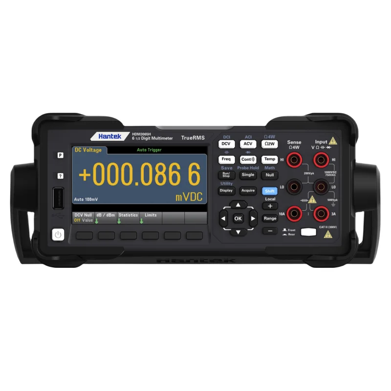 

Multimeter Hantek: HDM3065 Series High-Resolution 6½-Digit Multimeter 75ppm 10Krdgs/s 100mV~1000V&100μA~10A