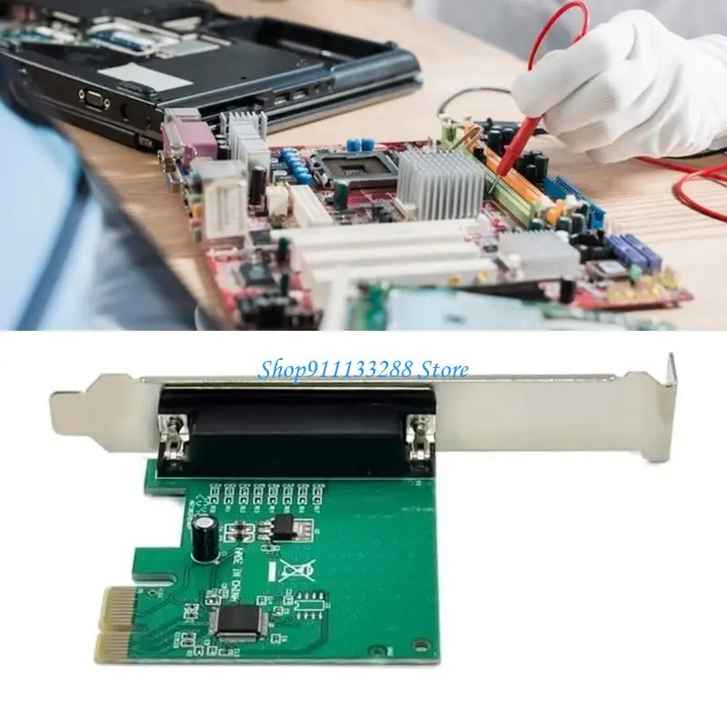 

G88D Карта контроллера PCIE Адаптер принтера PCIE к DB25 Поддержка расширения устройств передачи данных PCIe для принтеров и