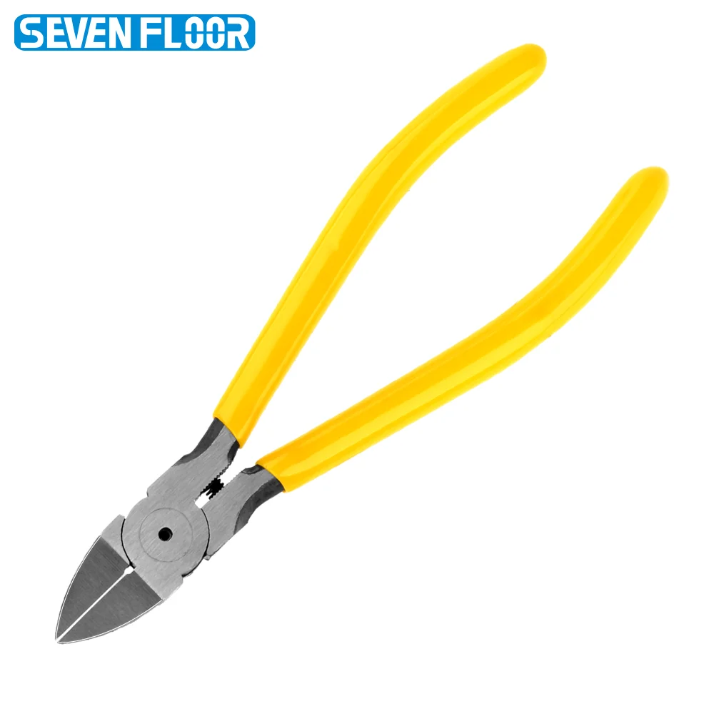 6‑Inch Ultra Sharp Diagonal Wire Cutters, Spring‑Loaded Small Wire Snips, for Crafts, Cable and Electrical Cutting