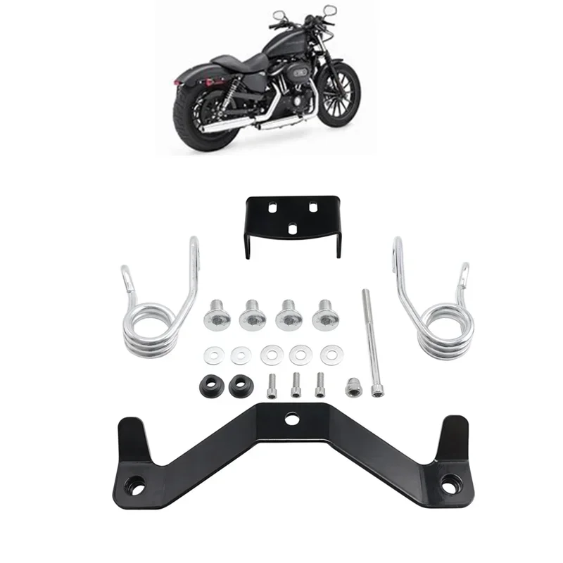 

Accesorios moto Seat Kit Spring Saddle Support Bracket For Harley Sportster 1200 883 2004-2006 2010-2016 Iron 883