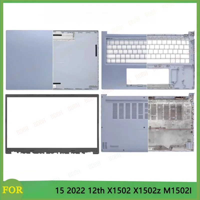 95New Original For X1502 X1502z M1502I 2022 12th Laptop Screen Back Cover Front Bezel Keyboard Bezel Lower Cover Replace Cover