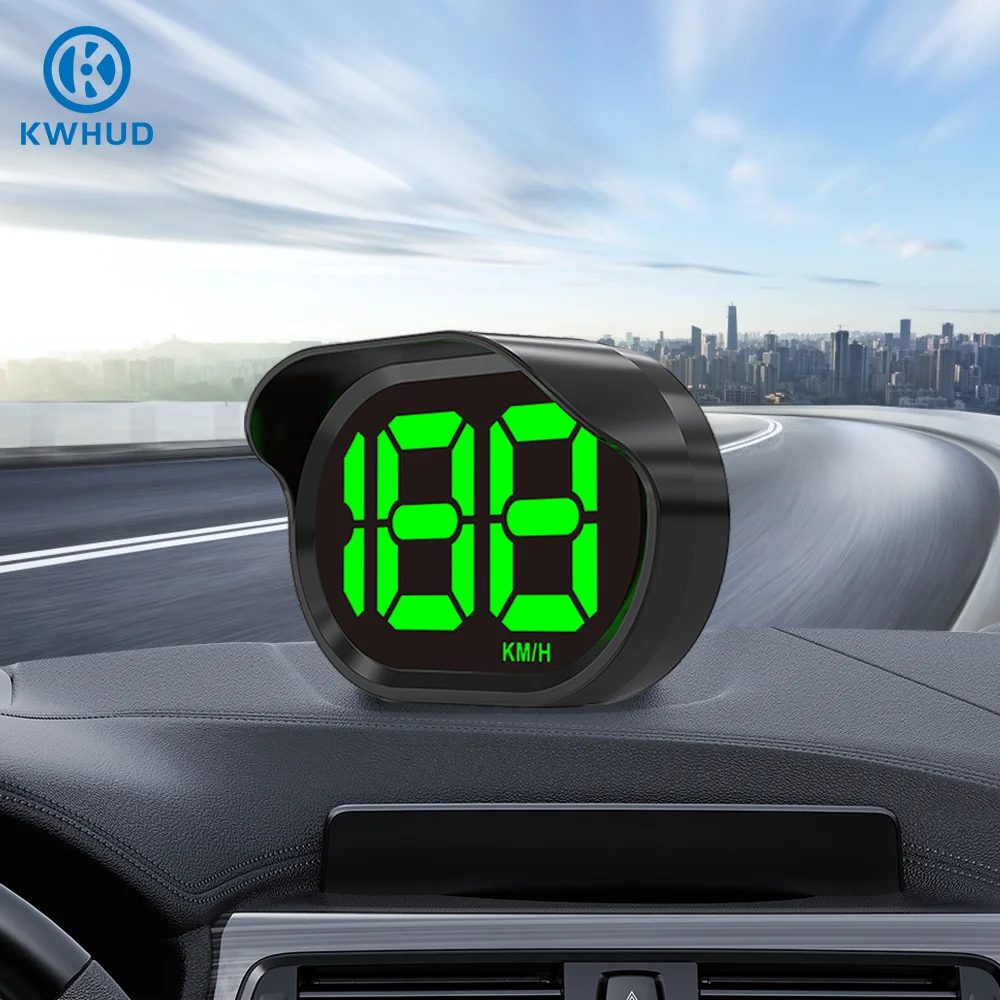 

KWHUD gps спидометр Hud Автомобильный цифровой спидометр GPS Проекционный дисплей с USB-кабелем Plug to Play Автоматический измеритель скорости Автомобильные электронные устройства