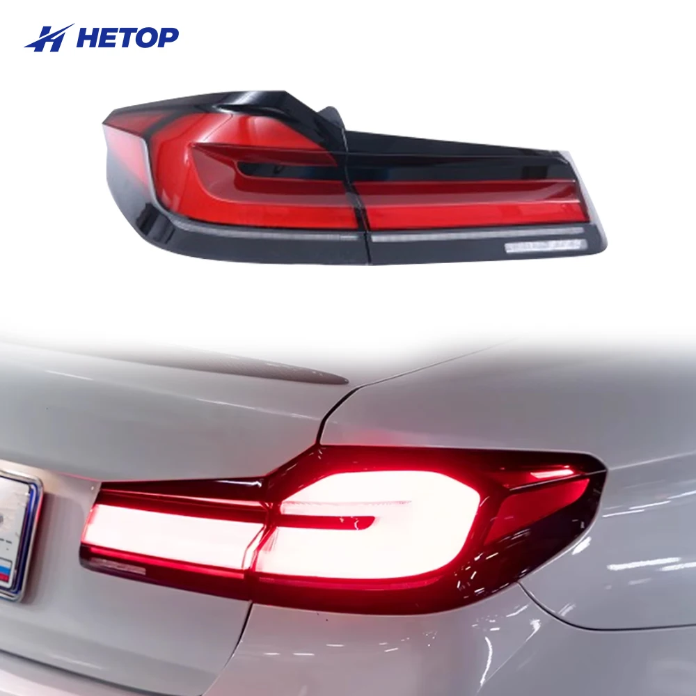 

Новые светодиодные задние фонари Hetop для BMW 5 серии G30 G38 (2018-2020), модифицированные, с динамическим сигналом поворота, автоаксессуары