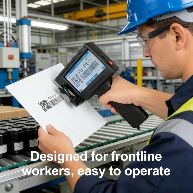 

4POLETECH Inkjet Printer: Portable Thermal Inkjet (TIJ) Printing