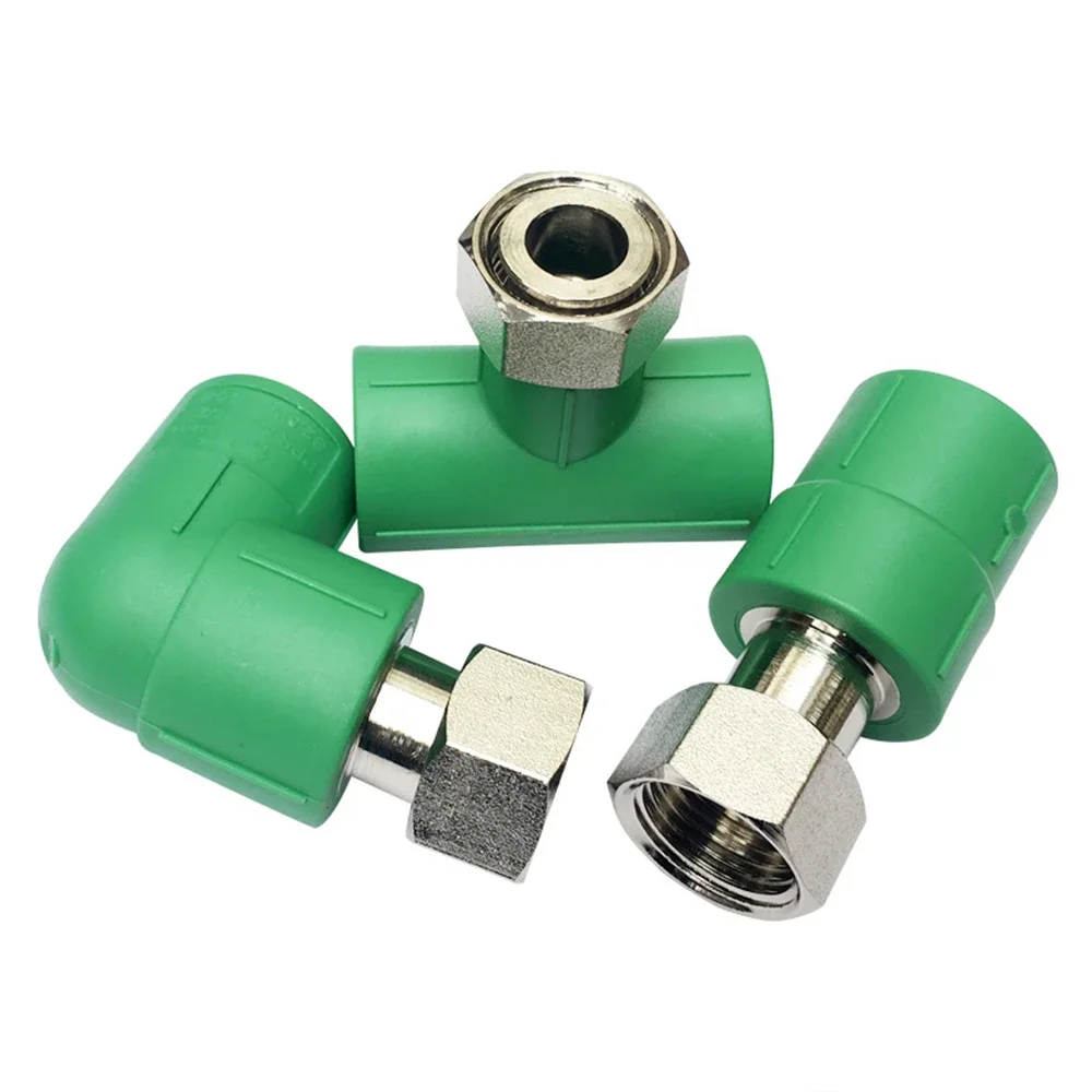 Water Pipe Electric Water Heater Fittings Ppr Quick-connect Quick-bending Live Joint Live Elbow 20*1/2 Moving Elbow Tee