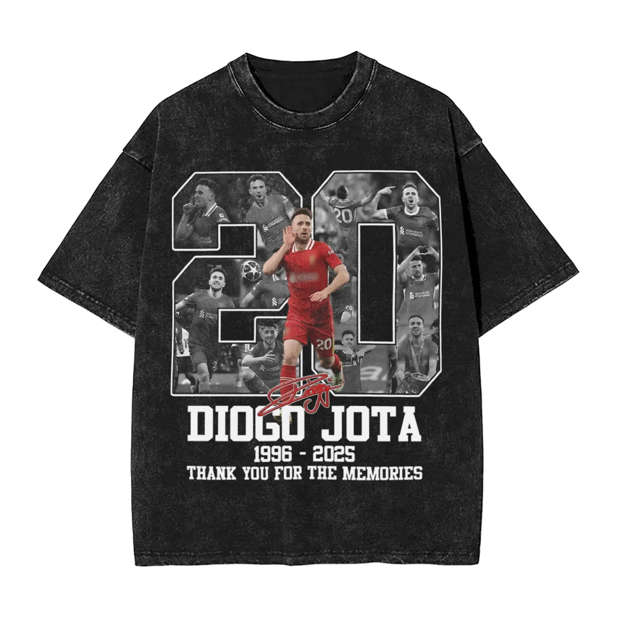 

Diogo Jota T-Shirt Fashion T-Shirts Short Sleeve Street Style Tshirt Summer Casual O Neck Oversized Top Tees