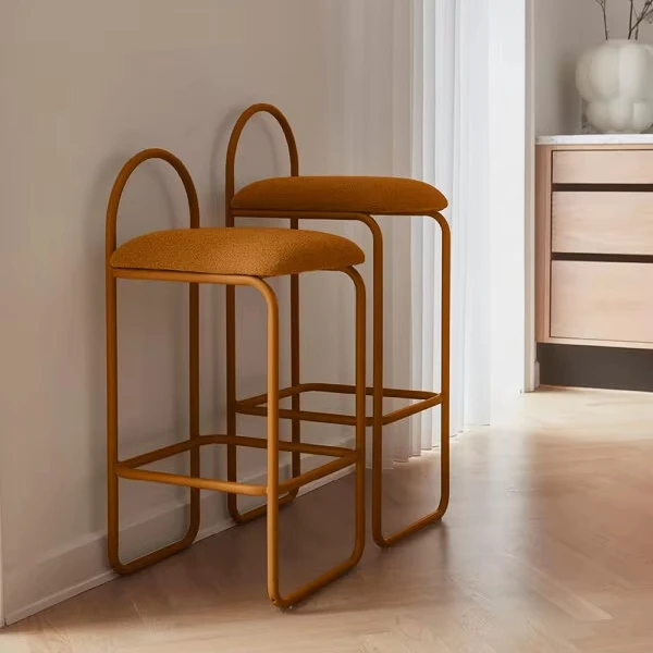 Großhandel Luxushotel Wohnzimmer Edelstahl Rahmen Esszimmers Tühle Leder Stoff Stuhl