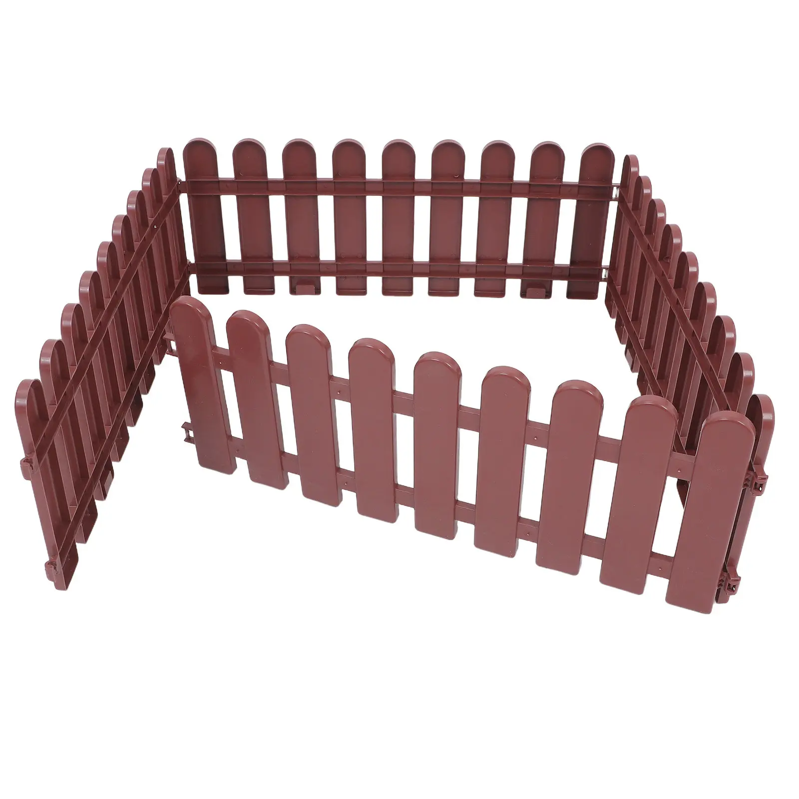 

Комплект из 4 пластиковых ограждений для домашних черепах: уличный вольер для рептилий и мелких животных, игровой манеж, садовый бордюр, ограждение для газона, место обитания для черепах