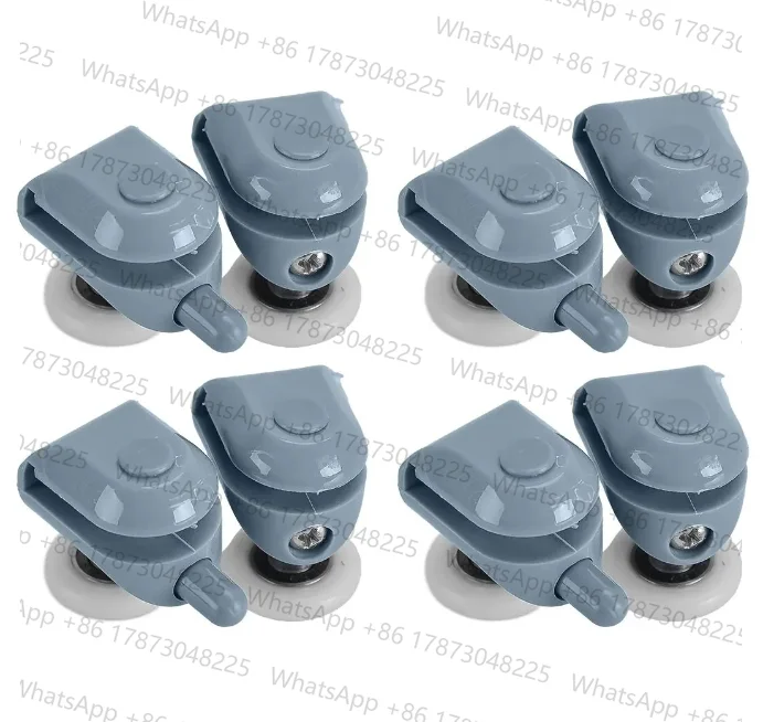 8pcs 25mm Single Shower Screen Door Rollers Runners Wheels Pulleys New