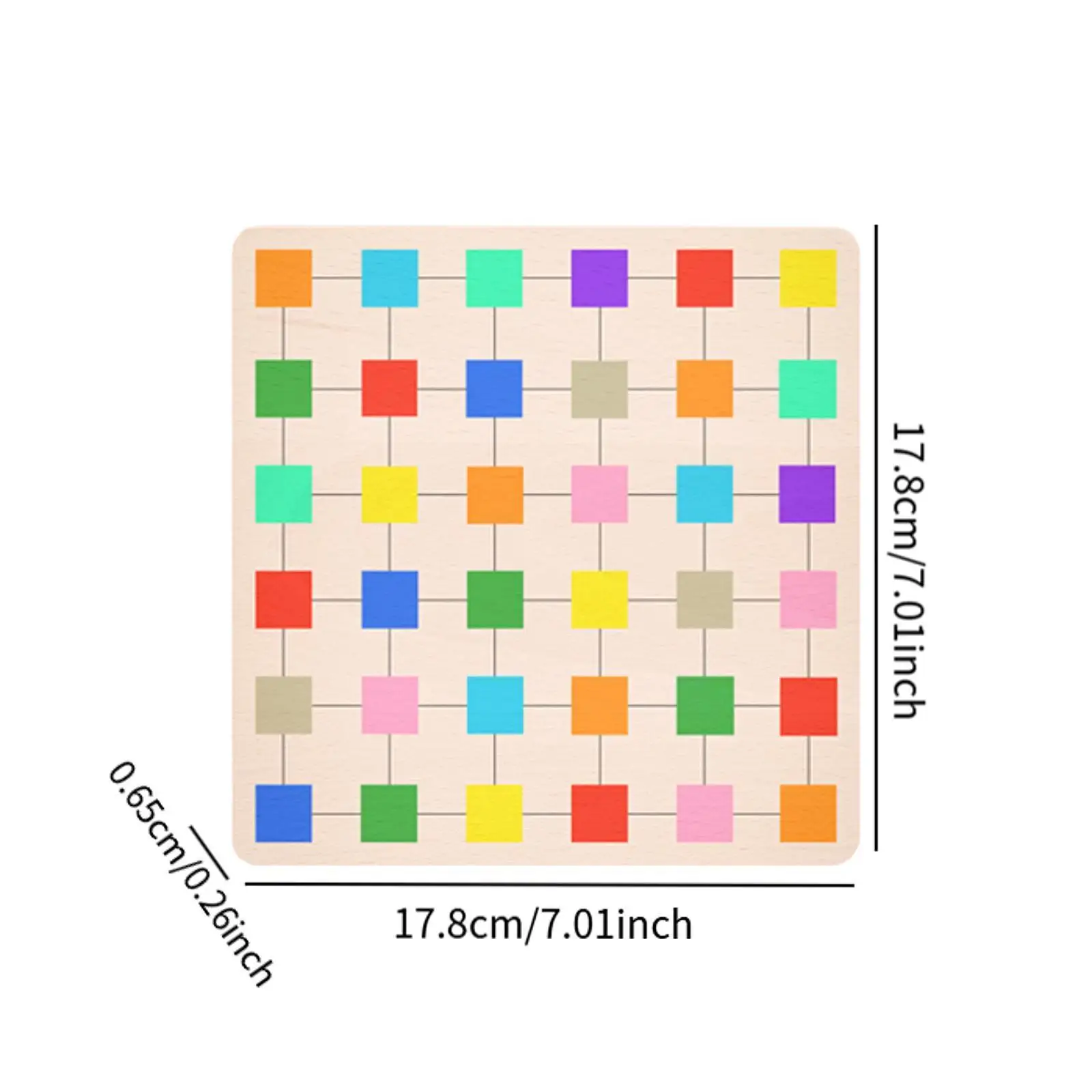 Montessori Speelgoed Kinderen Kleuraanpassing Puzzelspel Houten Draagbaar Leren Speelgoed Kleurblok Jigsaw Board voor Jongens Meisjes Geschenken