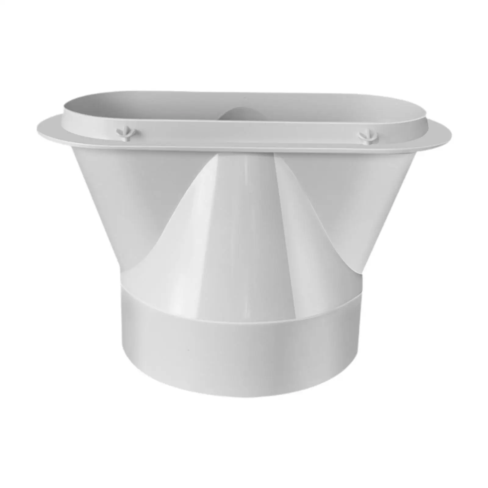 Adaptador de manguera de escape de aire acondicionado, resistente, fácil de instalar para aire acondicionado móvil, conector de manguera portátil, boca plana