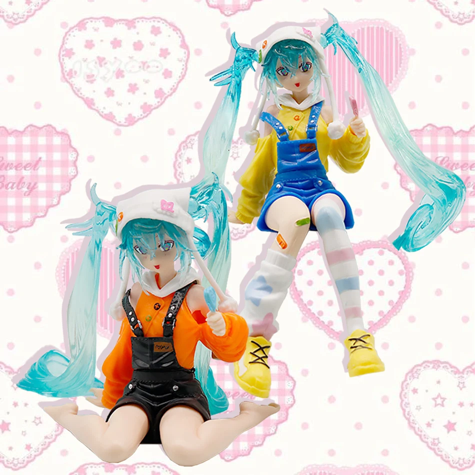 هاتسون ميكو الشكل الحلوى الحلويات مصاصة المعكرونة سدادة مشهد Spm Vocaloid Miku عمل تمثال لعبة مجسمة هدية
