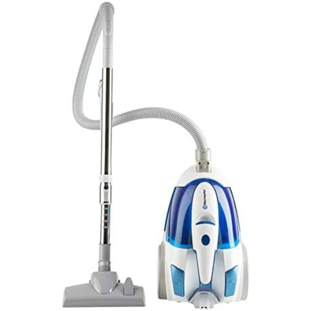 Канистра без мешка, портативный циклонный проводной пылесос, пылесборник емкостью 2,5 л в комплекте для плитки, твердого пола и шерсти домашних животных