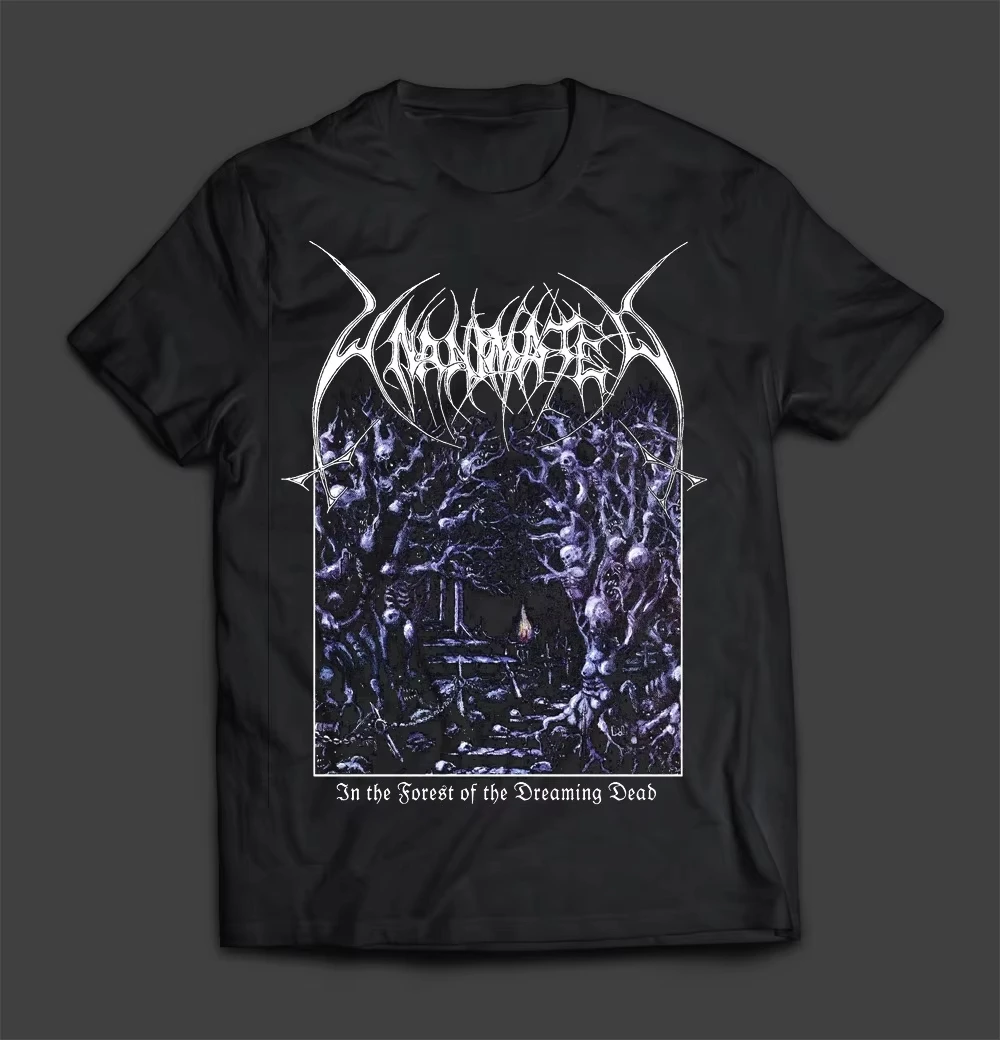 

2025 Summer At The Forest of The Dreaming Dead T-Shirt Men's Women's Cotton T-Shirt Vintage Hip Hop Top Men's Clothing