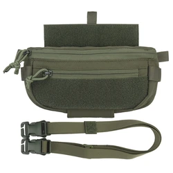 Compacto Abdominal Dangler Pack, Gancho Bolsa, Quick Release, Bolsa de Ombro, Integra Colete Transportadora Placa, Airsoft