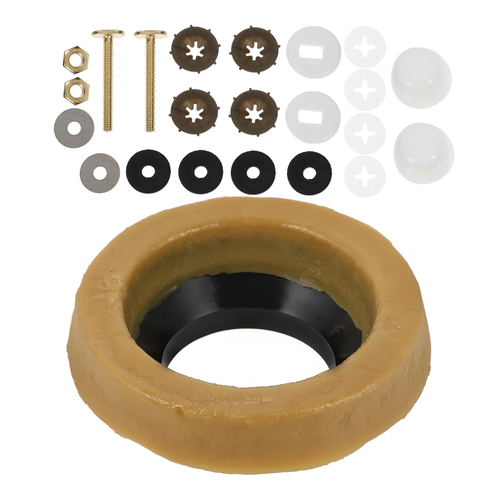 

1Set Toilet Bowl Gasket Thickened Anti-Leak Wax Ring Replacement Kit for Bathroom Seal Toilet Wax Ring Replacement Kit
