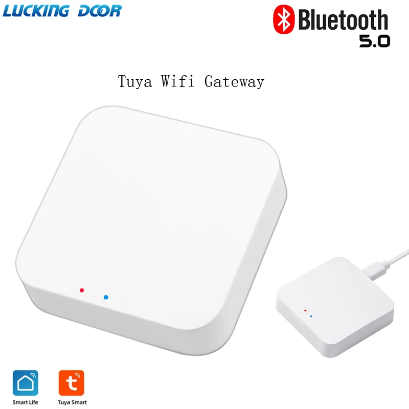 

Tuya Mobile APP Smart App Lock Gateway M1 Bluetooth To Wifi Converter For Remote Access Controler Lock 2.4G Wifi Gateway Switch