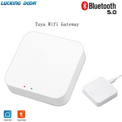 Tuya-携帯電話アプリケーション用のwifiアダプター,リモートアクセス制御用のBluetooth付きスマートアプリ,2.4g,ゲートウェイと互換性あり