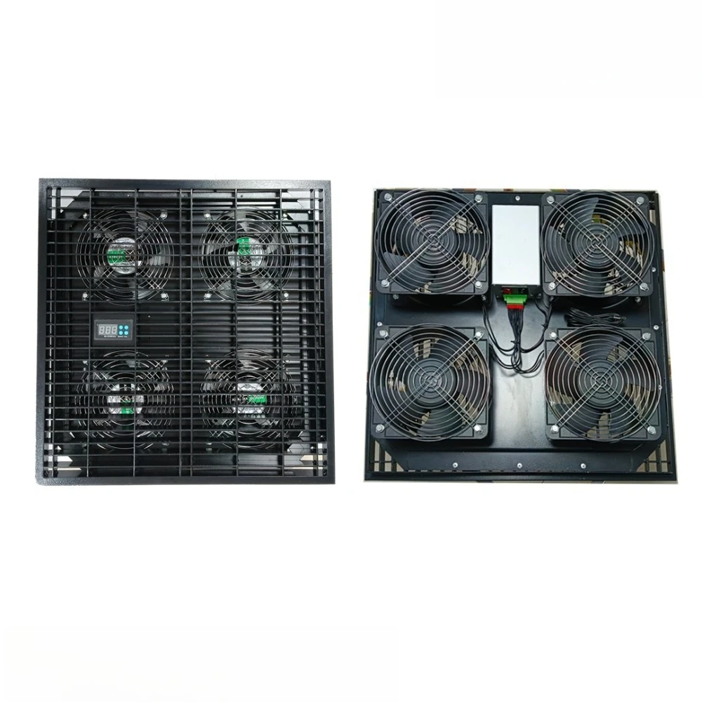 Remote Raised Channel Floor Mounted Air Cooling Unit Fan with RS485 Modbus