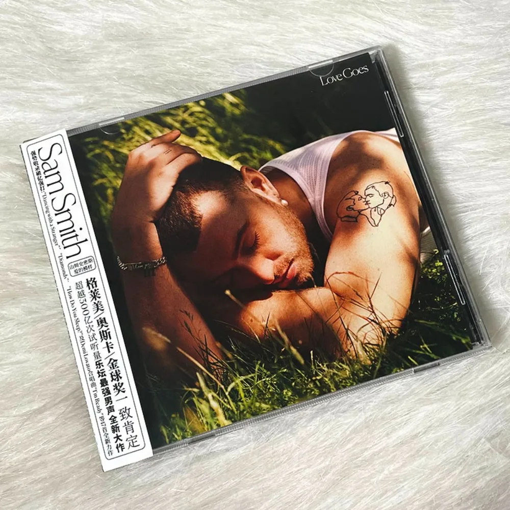 Sam Smith Love Goes Album – CD + Vinyl-Schallplatte + Foto-Lyrics-Buch, originelles Sammler-Set in Klangqualität für Pop-Musik-Fans