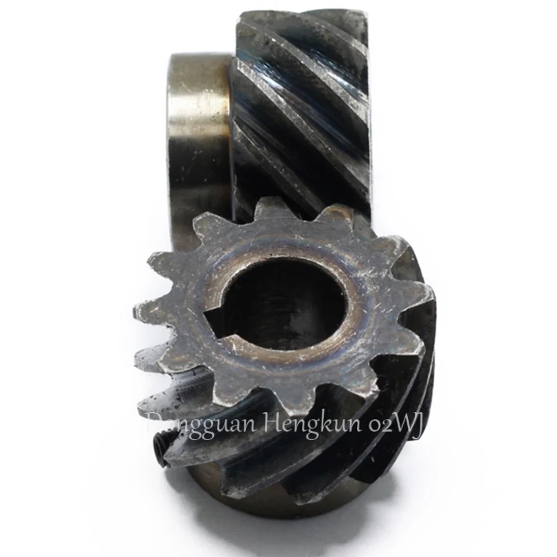 

45° Left-Hand Helical Gear, Spiral Bevel Gear, 2M/2.5M/3M Module, High Torque, 90-Degree Transmission