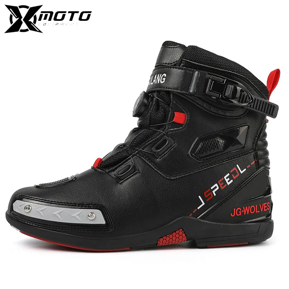 

Off-Road Mountain Riding Men Motorcycle Protective Boots New Road Commuter Motorbike Non-slip Wear-resistant Riding Boots