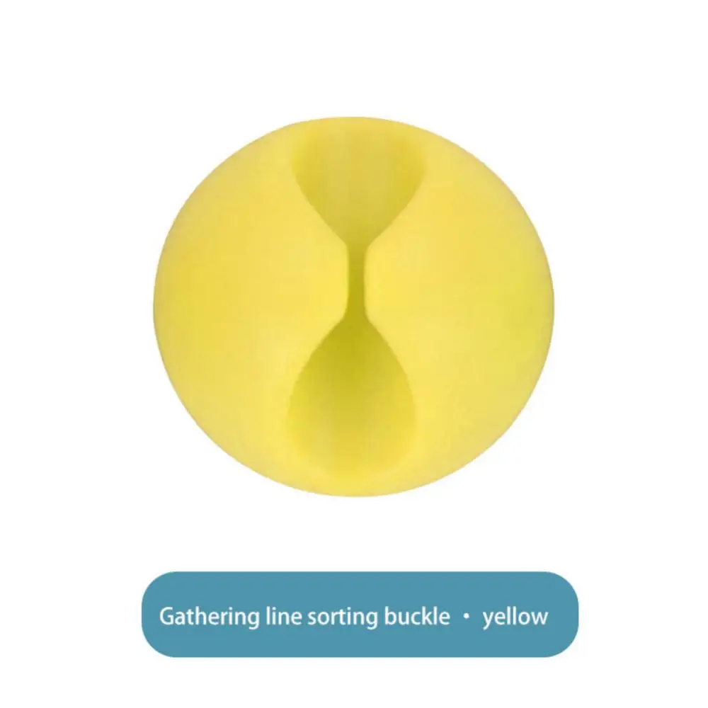 Data Wire Holder Clip Cable Winder Cable Fixed Buckle Multi-Color Optional Wire Arrangement Device Desktop Wire Winding Clamp