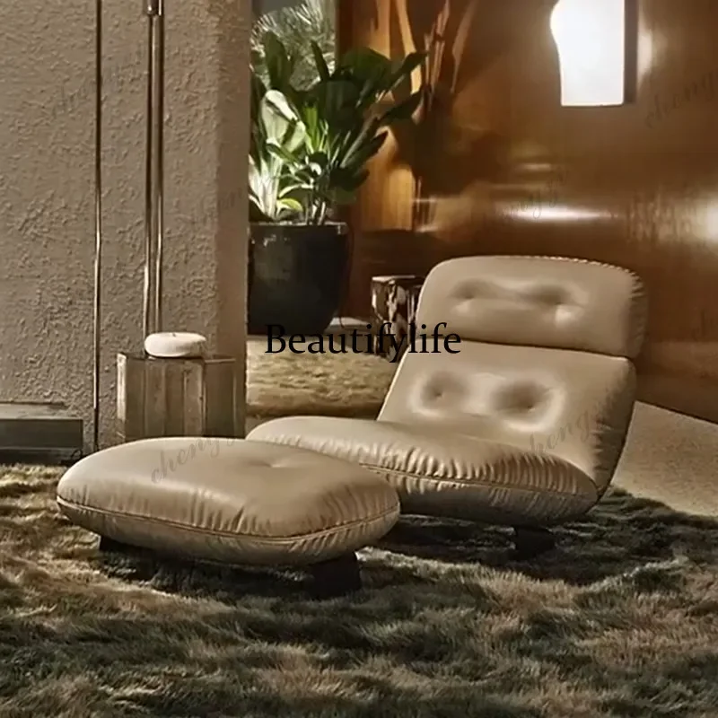 NQ52 Leisure chair medieval lazy reclining chair living room balcony high-end small apartment designer leisure chair