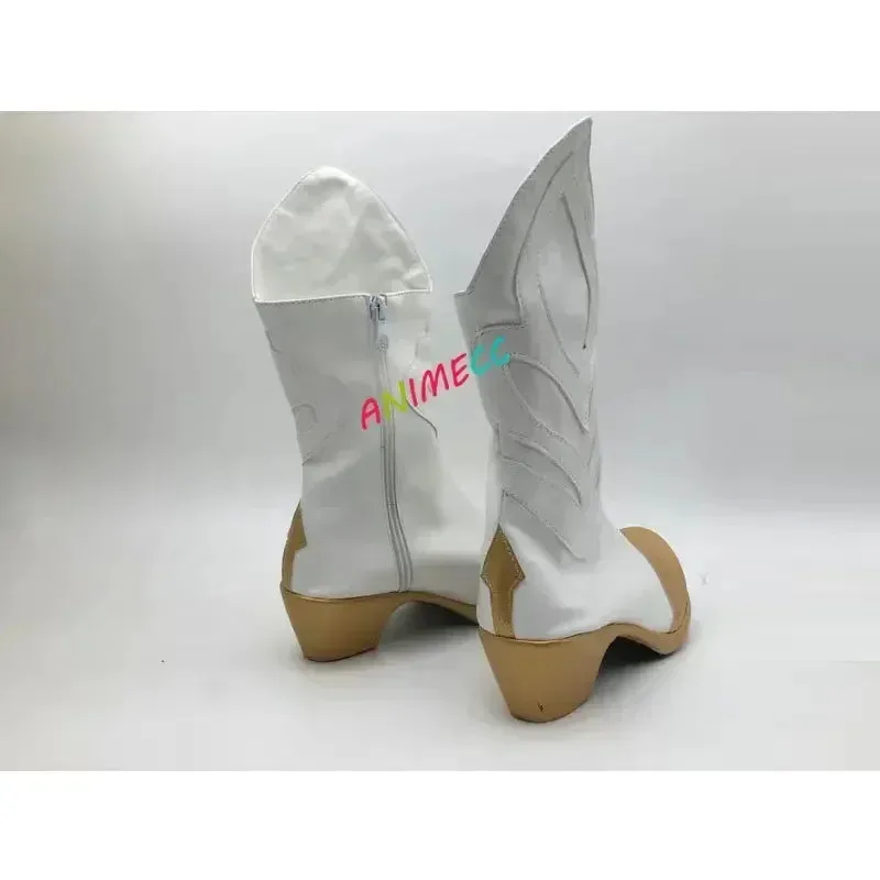 Genshin Impact-zapatos de Cosplay para mujer, botas Lumine de viajero hechas a mano, se aceptan personalización, Sizev;2,r'6;t.