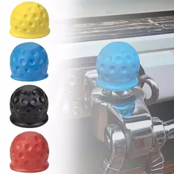 New 4 Colors Universal 50MM Tow Bar Ball Cover Cap Trailer Ball Cover Tow Bar Cap Hitch Trailer Towball Protect Car Accessories