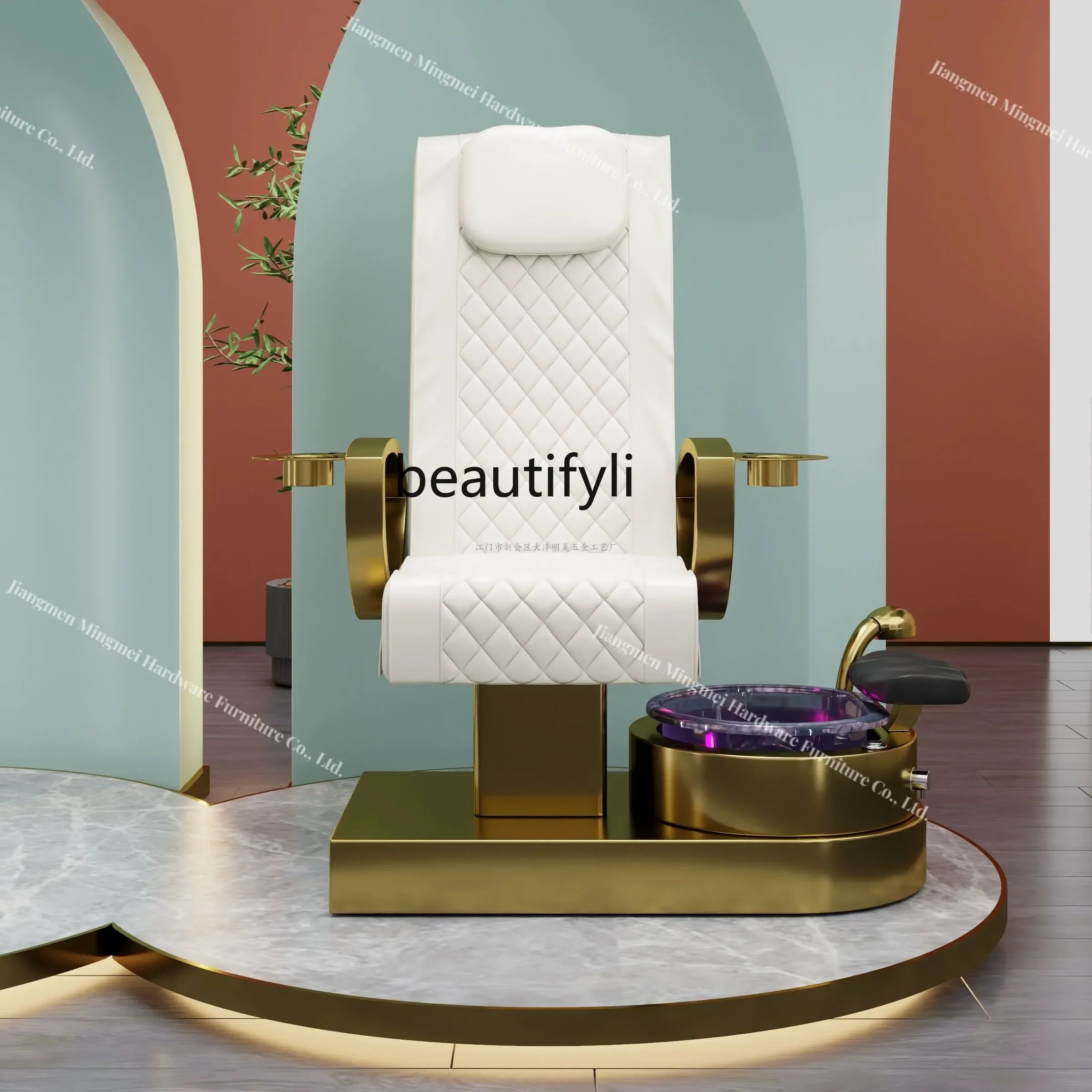 

Y Electric foot massage chair for foot soaking, nail massage and beauty in a manicure and beauty shop, multi-purpose